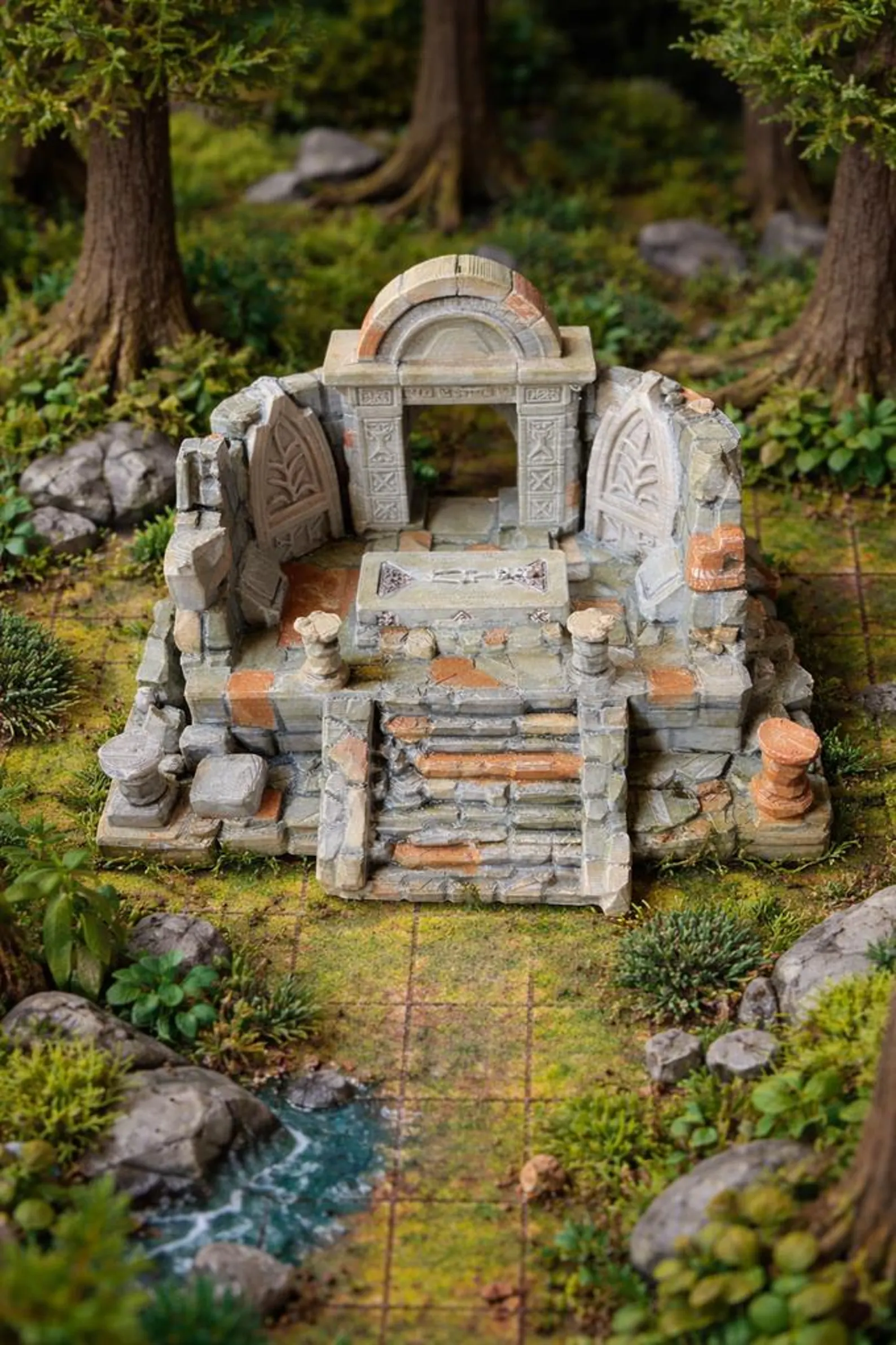 32mm Altar Ruins Terrain STL | Tabletop RPG Wargaming Scenery (Digital Download 3D Print File) - Image 2