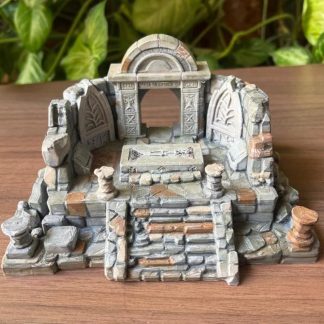 32mm Altar Ruins Terrain STL | Tabletop RPG Wargaming Scenery (Digital Download 3D Print File)