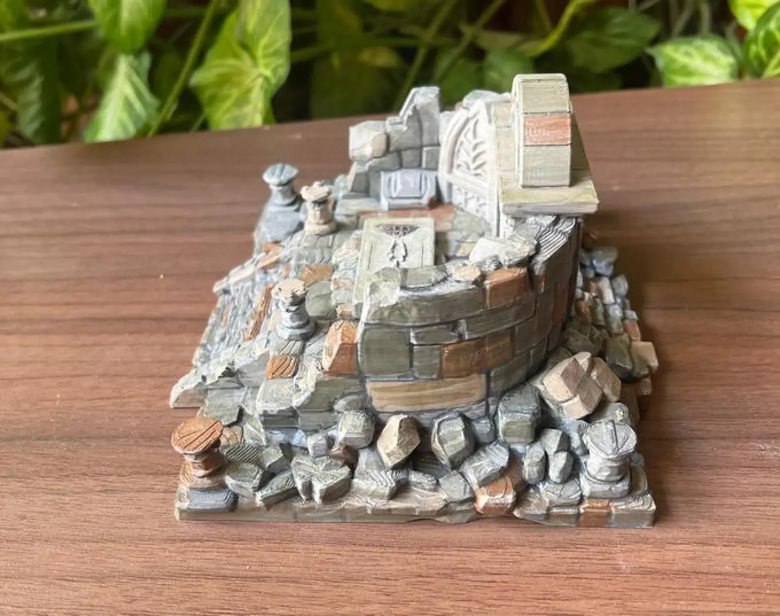 32mm Altar Ruins Terrain STL | Tabletop RPG Wargaming Scenery (Digital Download 3D Print File) - Image 4