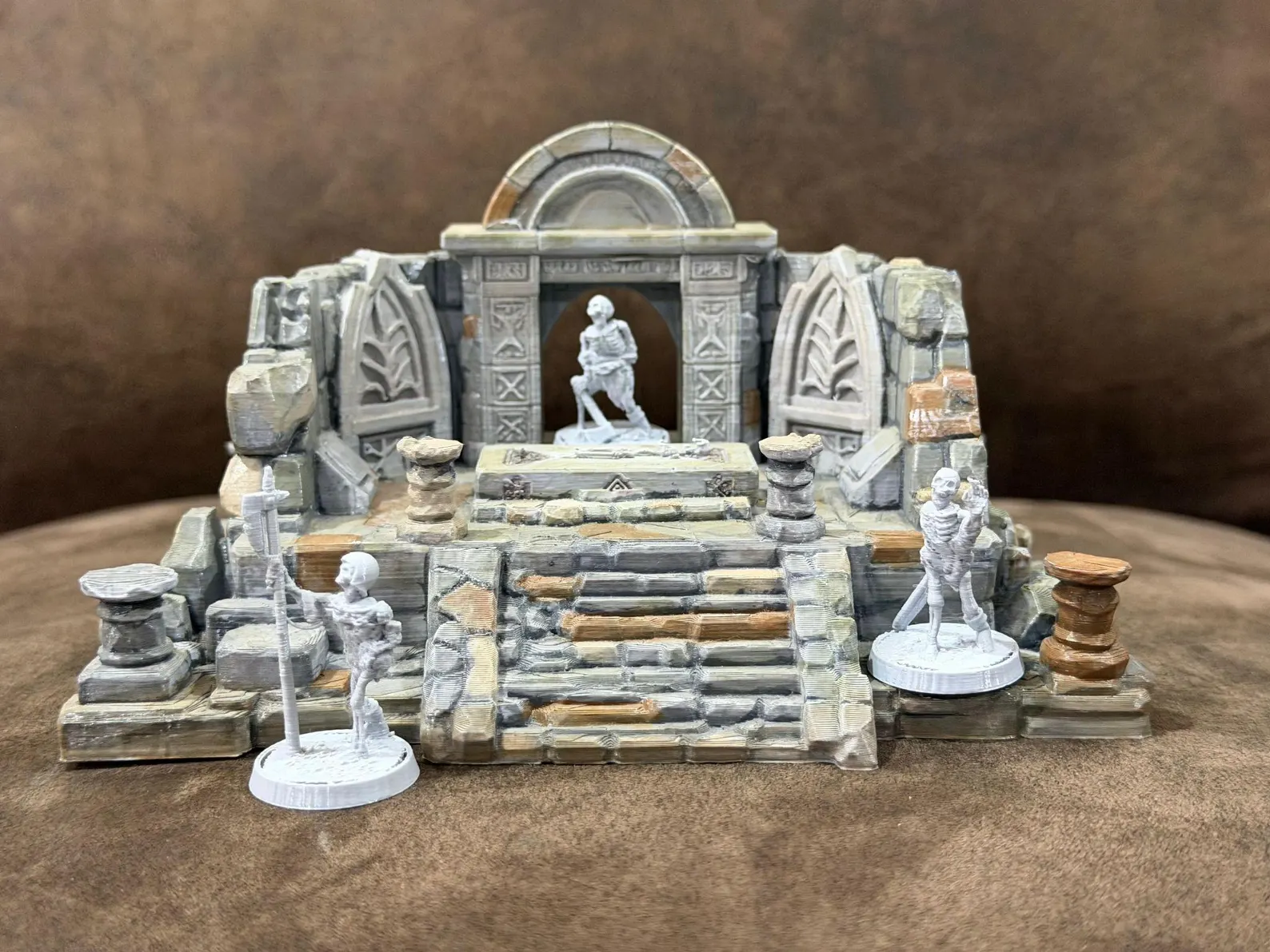 32mm Altar Ruins Terrain STL | Tabletop RPG Wargaming Scenery (Digital Download 3D Print File) - Image 3