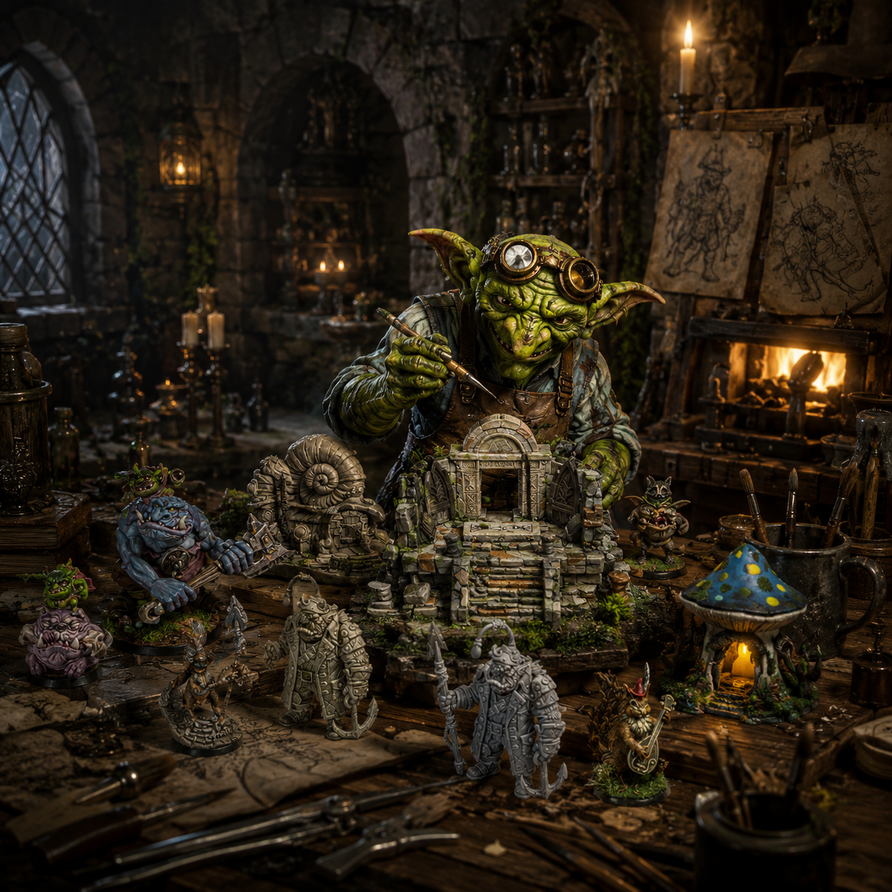 3D Printed Miniatures