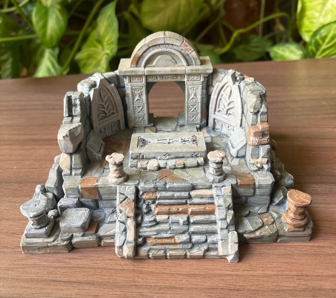 Altar Ruins Terrain STL