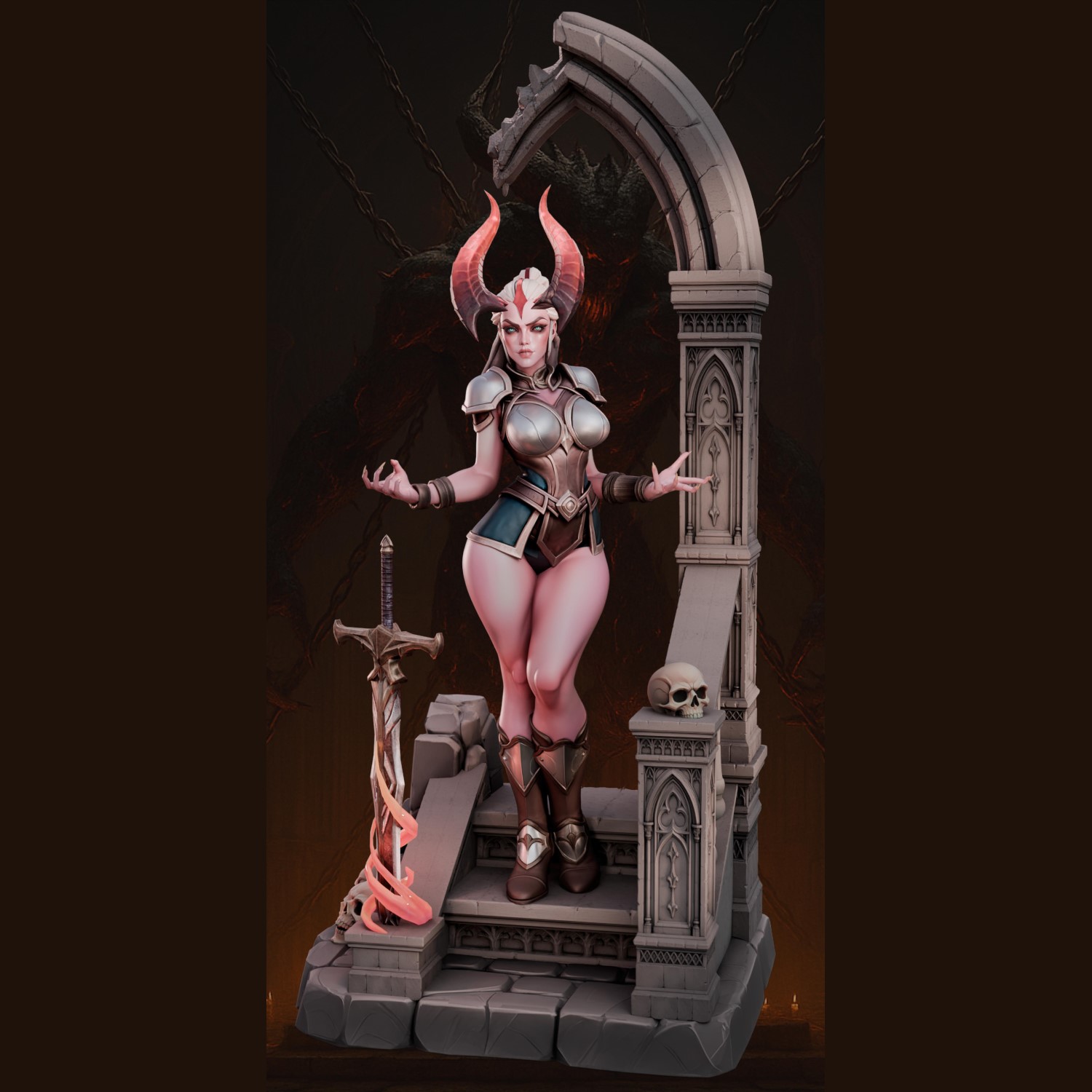 Meliora Hexblade Miniature Monster Hunter Figure