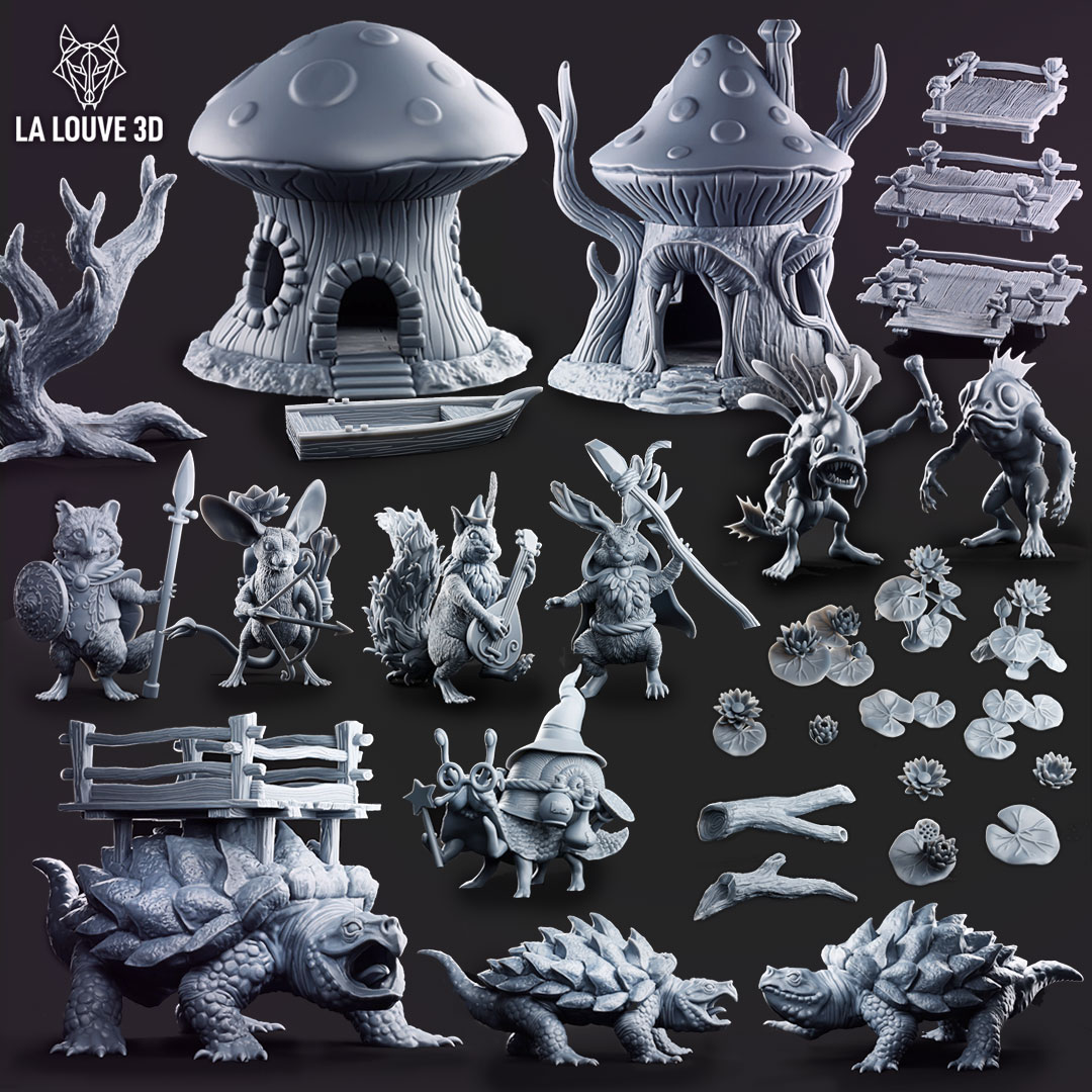 Through the Swamp Terrain Set